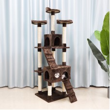 Majestic Multilevel Cat Climbing Castle