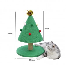 Holiday Cheer Cat Scratching Tree