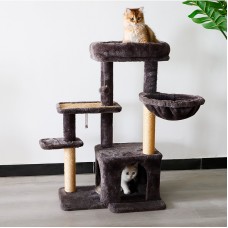 Cozy Retreat Cat Climbing Tree